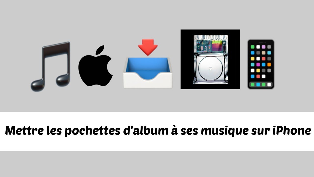 Mettre les pochettes d'album à ses musiques (iPhone) - YouTube