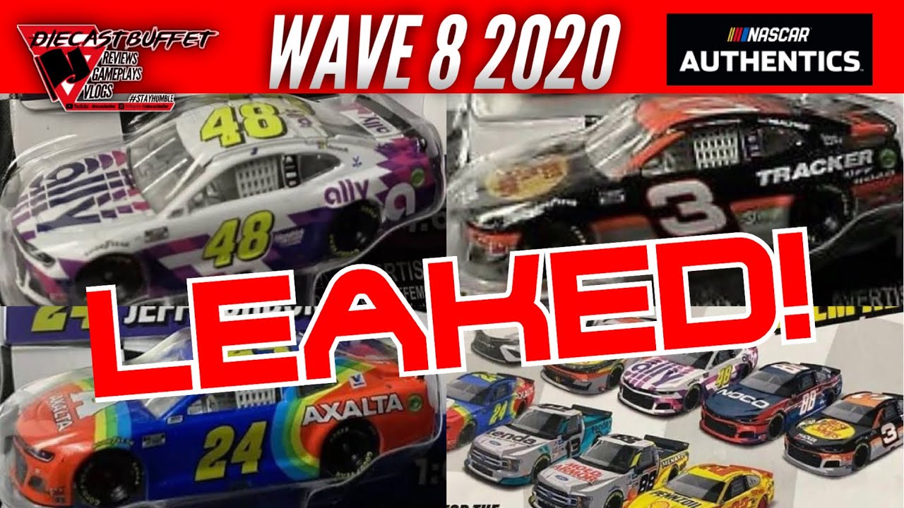 NASCAR AUTHENTICS. NUMBER 24 JEFF GORDON. AXALTA CAR. 2020 WAVE 08. 