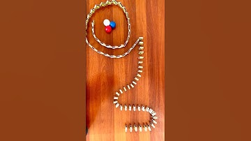 ASMR domino effect || #dominoeffect #dominos