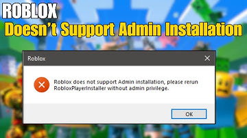 How To Fix Roblox  "Does not Support Admin Installation Please Return"  In Windows