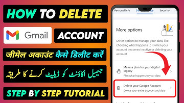 Gmail Account Delete Kaise Kare Step by Step Guide | Gmail delete mobile | How delete gmail account