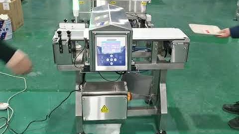 เครื่องตรวจจับโลหะสายพานในอาหาร   www.kca-tech.com