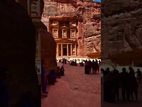 شهر باستانی و شگفت انگیز که در دل صخره ها کنده شده است پترا در اردن