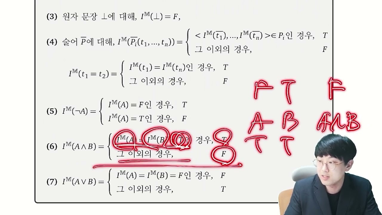 논리적이다 59강: 술어논리 언어에 모델 부여하기(3) - 해석주는 법