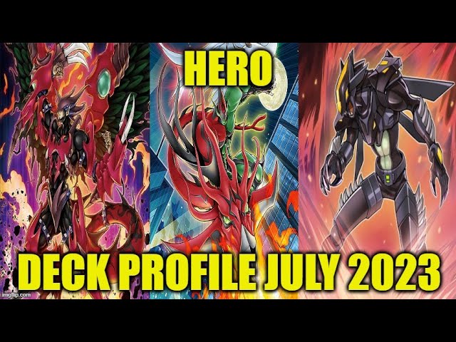 HERO DECK PROFILE (DECEMBER 2023) YUGIOH! - YouTube