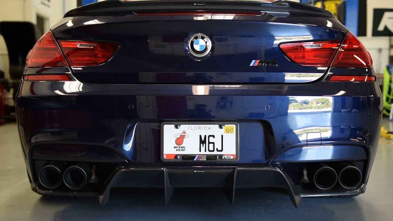 2016 BMW M6 Fabworx Catless Downpipes and Akrapovic Titanium Exhaust Cold Start Sound clip!