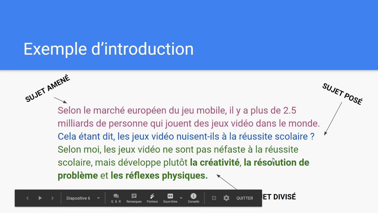 Le Texte D Opinion Youtube