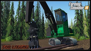 Another Day Piling Logs! - TimeLapse Logging 16 - Farming Simulator 2019 - FDR Logging