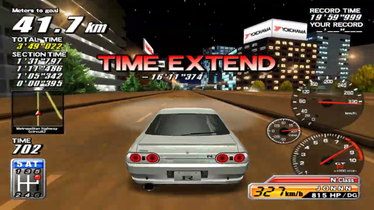 WANGAN MIDNIGHT MAXIMUM TUNE 2 - METROPOLITAN HIGHWAY CIRCUIT 59.8KM -REINA GT-R 2026 4K UK ARCADES