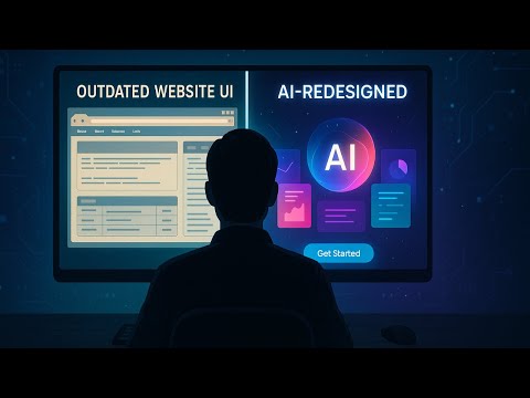 شاهد كيف حوّلت موقع قديم إلى تصميم عصري باستخدام الذكاء الاصطناعي!