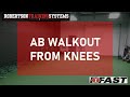Ab Walkout from Knees