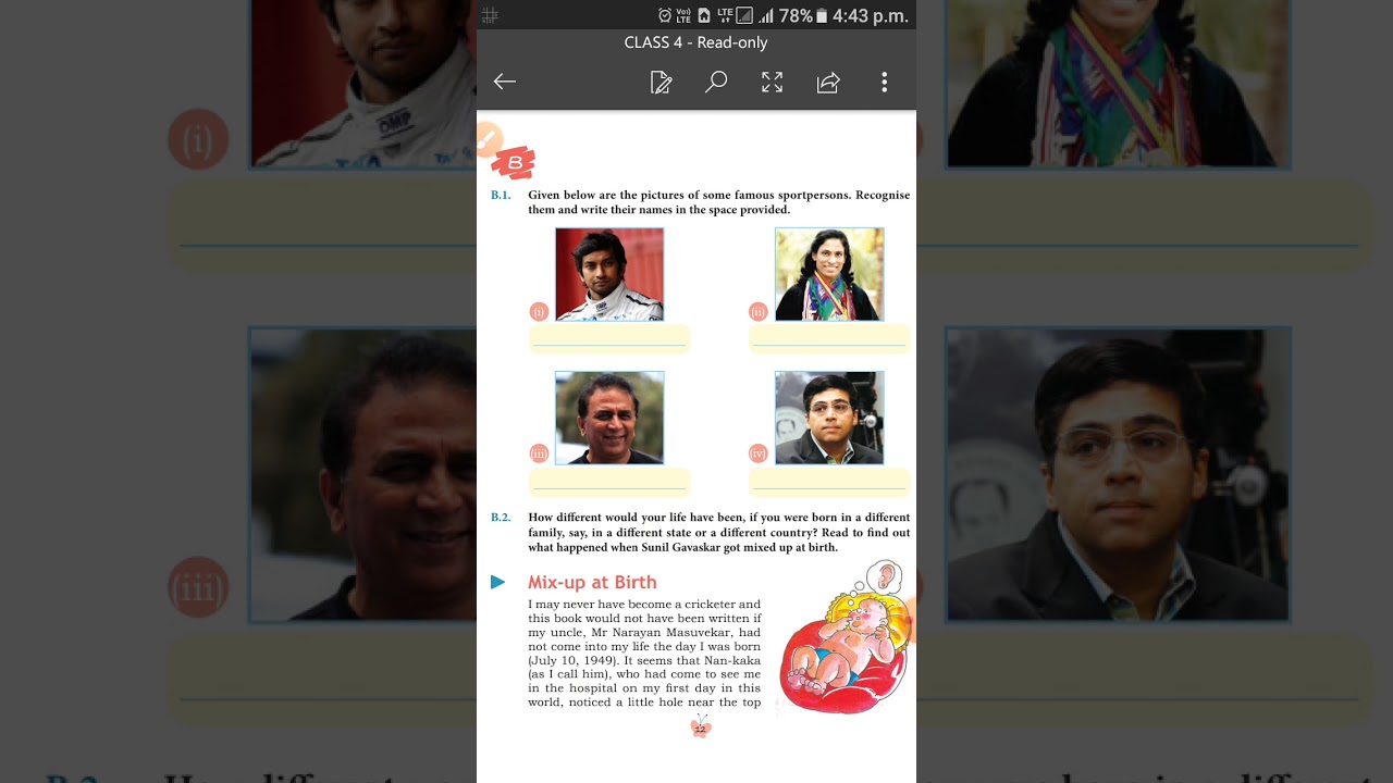 Class IV | English | Mix-Up At Birth | By Nancy Kumari