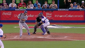 KC@TOR: Throwing error at first allows Cain to score