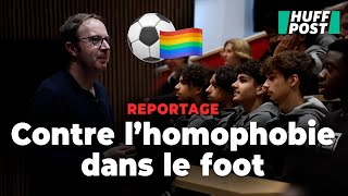 Contre l’homophobie dans le foot, Yoann Lemaire met les jeunes face à leurs contradictions