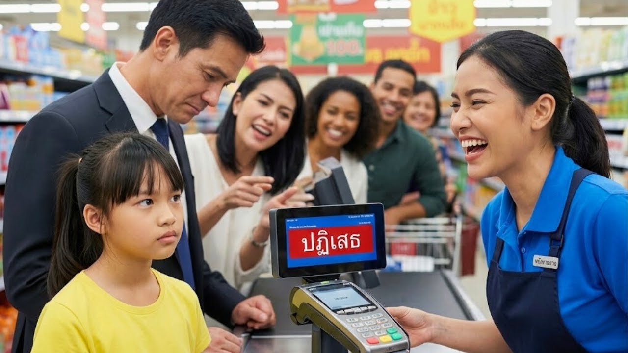 บัตรมหาเศรษฐีอเมริกาถูกปฏิเสธกลางซูเปอร์มาร์เก็ต ก่อนเด็กหญิงไทยทำสิ่งไม่คาดคิด