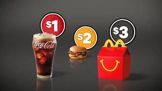 WcDonald's $1 $2 $3 Dollar Menu Commercial 2019 - (USA)