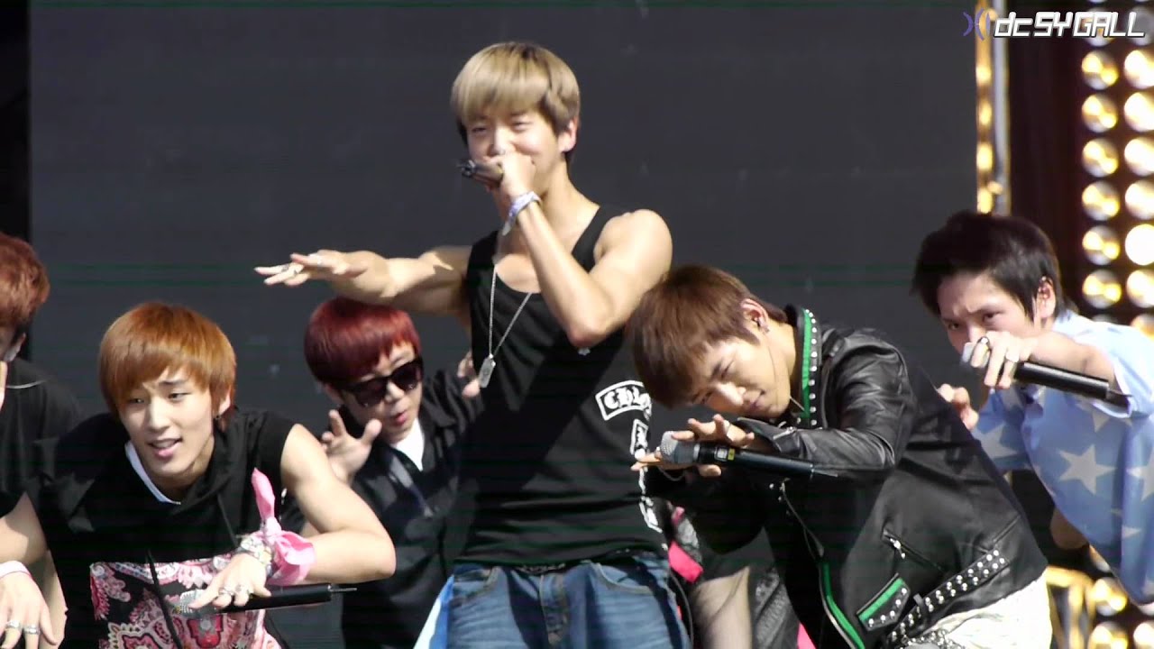 120801 여수 엑스포 슈퍼콘서트 - B.A.P 방용국 NO MERCY 리허설