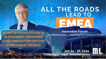 tinyML Foundation EMEA 2024 Keynote: Alessandro Cremonesi - Edge AI for A Sustainable Future