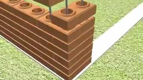Teach you how to built house by clay interlocking block, cement lego brick