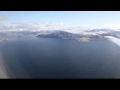 Landing at Alesund Airport - KLM first flight