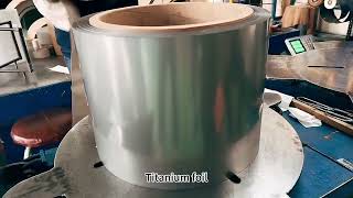 High Purity Titanium Foil Strip Plate Thickness0 05 0 5mm Ultra high Temperature Annealed