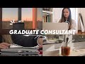 day in the life of a consultant | GRADUATE WORKING FROM HOME