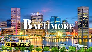 Baltimore, United States of America ?? in 8K ULTRA HD 60FPS Drone Video