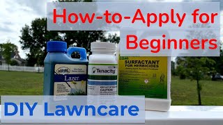 [Tenacity] Howtoapply for Beginners, Easy DIY Lawncare, Do's and Don'ts, Preparation Guide