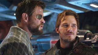 Thor Vs Star-Lord Scene - Quill Making His Voice Deeper - Avengers: Infinity War (2018) Movie Clip