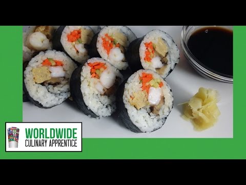 Fundamentals Of Japanese Cuisine Futomaki Thick Sushi Roll-11-08-2015