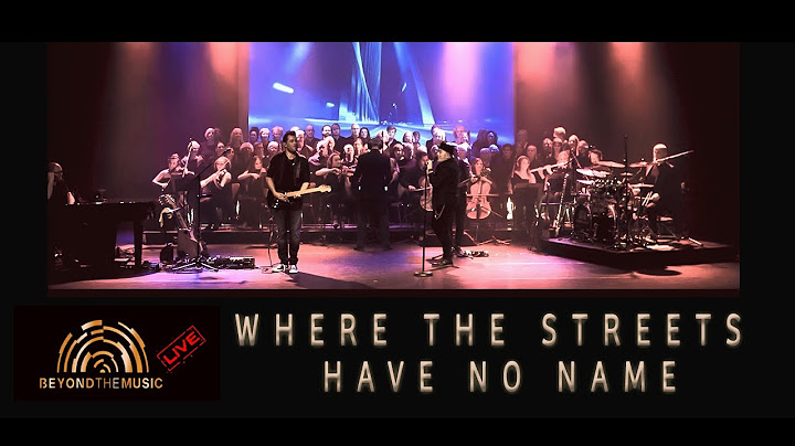 Where the Streets Have No Name Orchestral version - Orchestral performance video thumbnail
