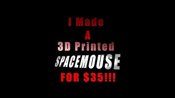 I MADE A DIY 3D SPACEMOUSE FOR $35