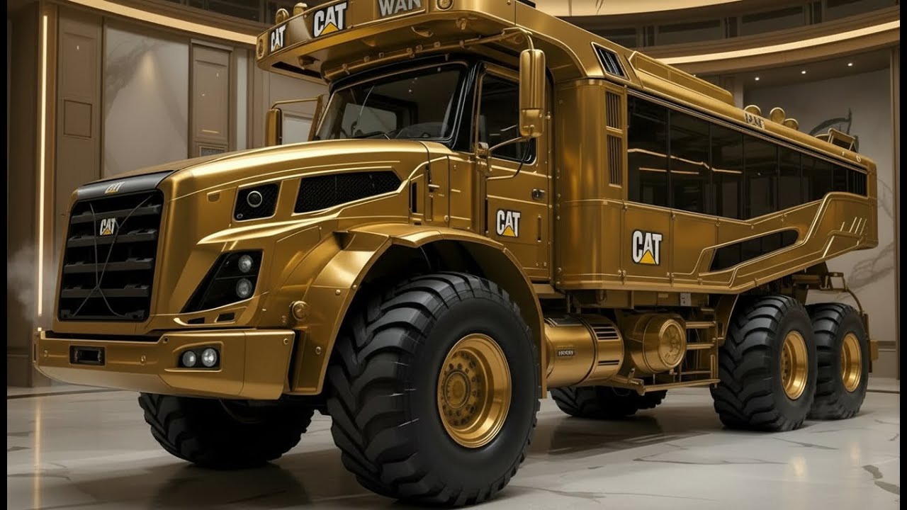 2026 CAT Luxury Armored Expedition Truck | World’s Most Powerful Gold Off-Road Beast