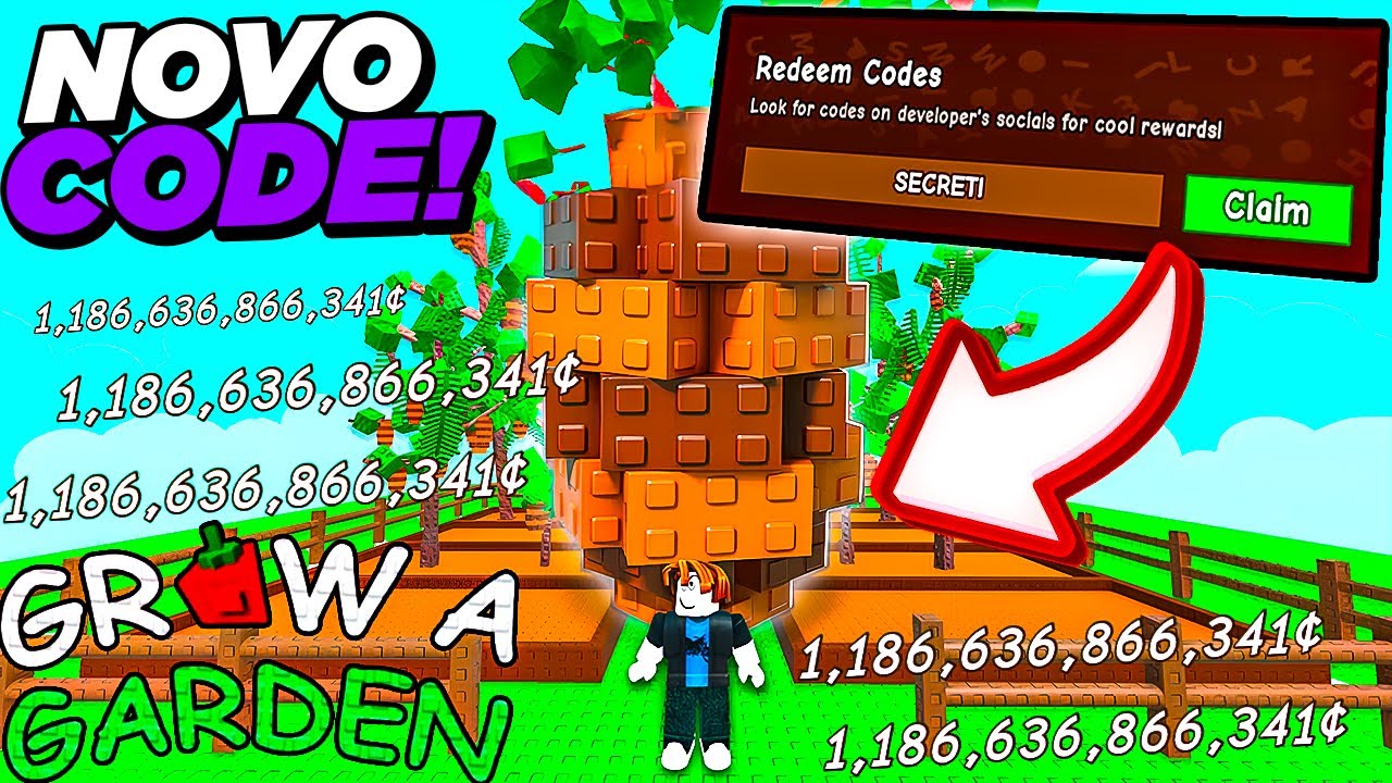 NOVO CÓDIGO SECRETO DO Crescer um Jardim + DICAS e TRUQUES Grow a ...