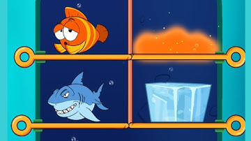 save the fish / pull the pin level android and ios games save fish game pull the pin / mobile game