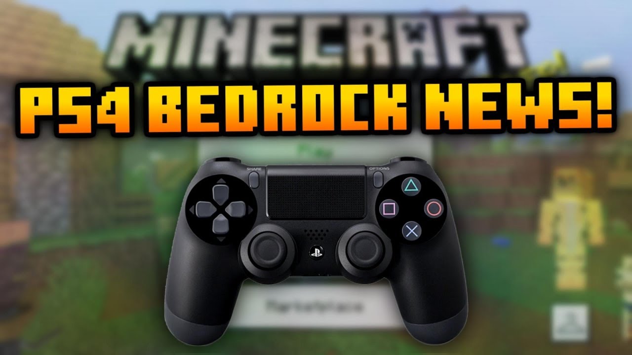  Minecraft Bedrock (PS4) : Video Games