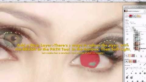 Quick and basic Twilight Vampire Transformation Tutorial: GIMP 2