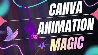 Short Canva Animation with Text, Colors & Shapes