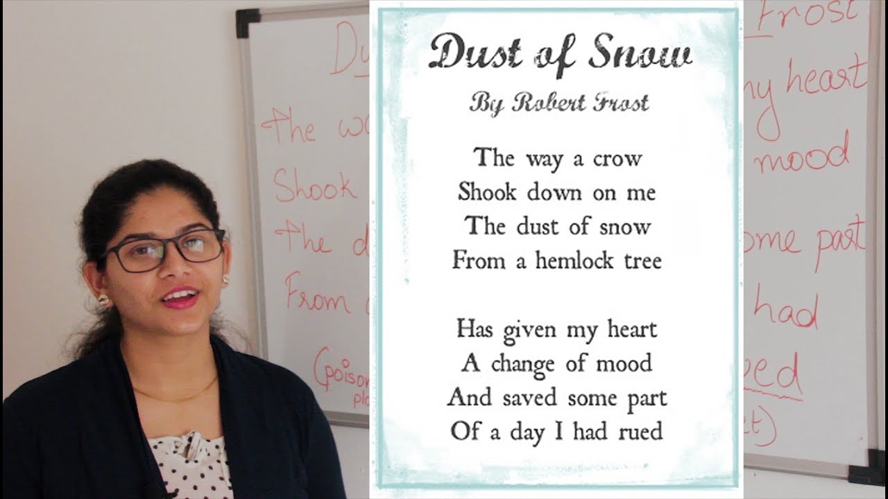 Dust Of Snow English Is Easy For 10th