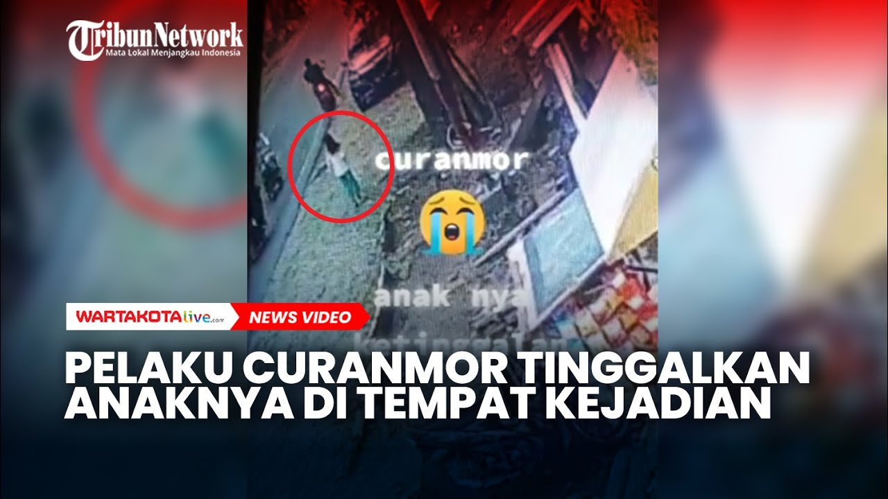 Viral Pelaku Curanmor Tinggalkan Anaknya di Lokasi Kejadian