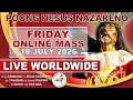 LIVE: Quiapo Church Mass Today · 18 July 2025 (FRIDAY) · HEALING MASS