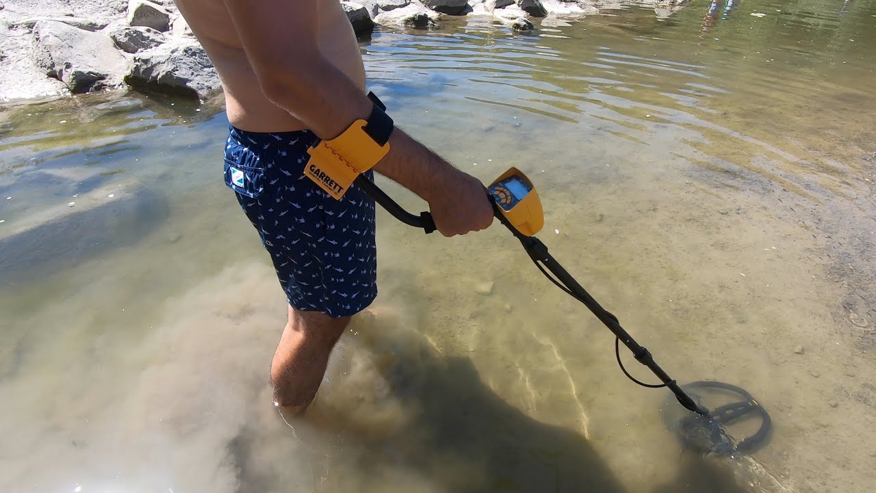 GARRETT ACE 400 METAL DETECTING AT THE SANTA YNEZ RIVER, CALIFORNIA