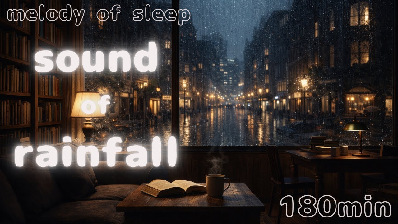【雨音のみ】眠りのための優しい雨の音3時間｜Gentle Rain Sounds for Baby Sleep (3 Hour)