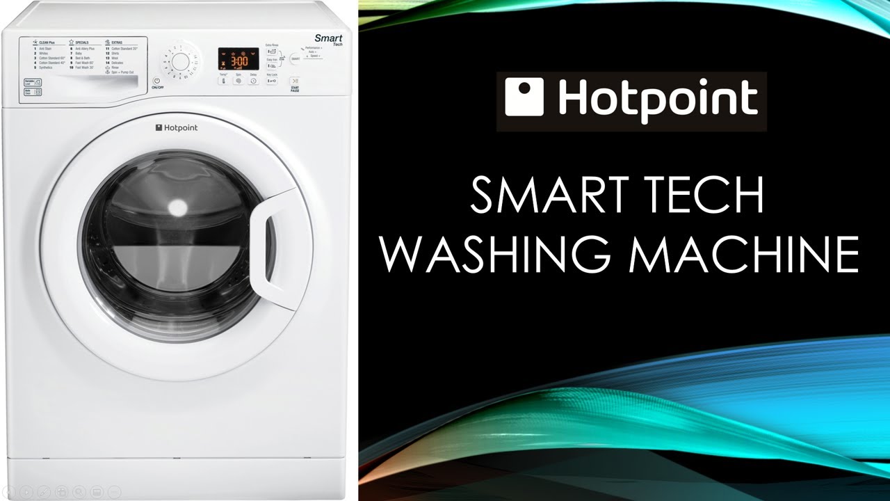 Hotpoint Smart Tech Washing Machine Noisy intermediate spin YouTube