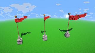 How to Build a Medieval Flag in Minecraft 26.1 - Minecraft Flag Build Tutorial