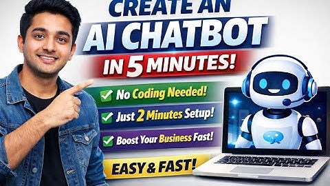 Build Your Own AI Chatbot FAST — 5 Minute Guide (No Coding)