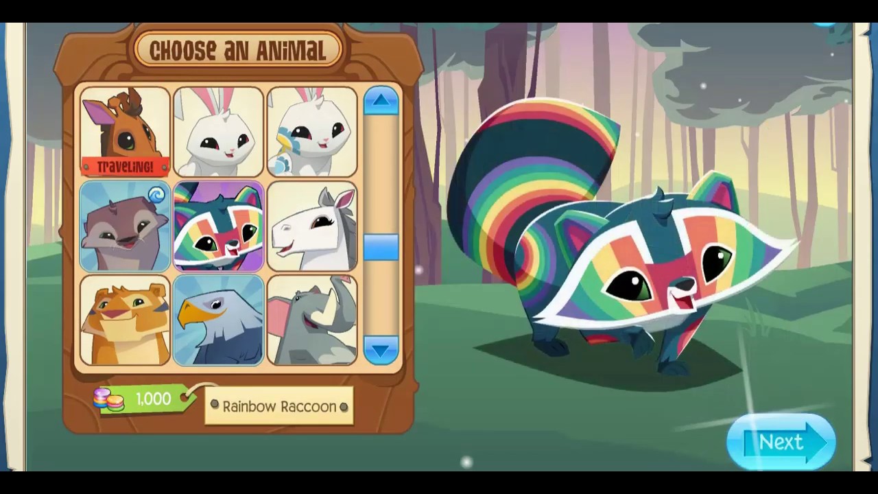 MAGENTA RACCOON GLITCH TUTORIAL ~ANIMAL JAM~ - YouTube