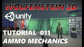 How To Make An FPS WOLFENSTEIN 3D Game Unity Tutorial 011 - AMMO MECHANICS screenshot 3