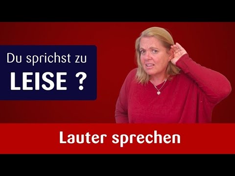 Video: Welche Rede ist leise?