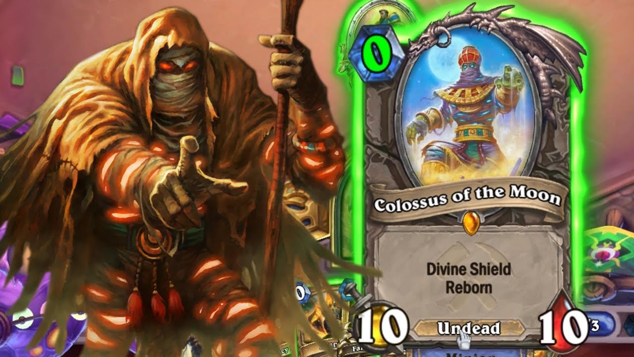 "THE SANDS STIR AND I AWAKEN" GOAT 🐐 Hearthstone Cards YouTube
